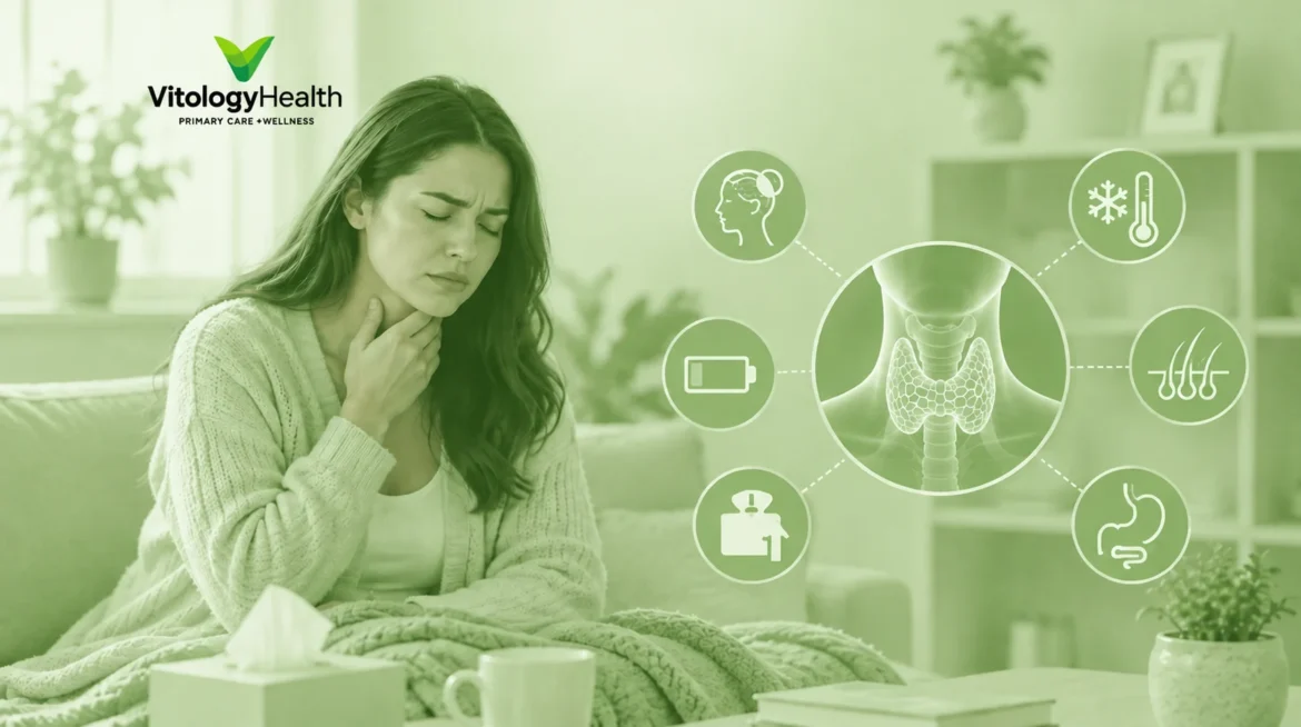 Signs and symptoms of thyroid disorder