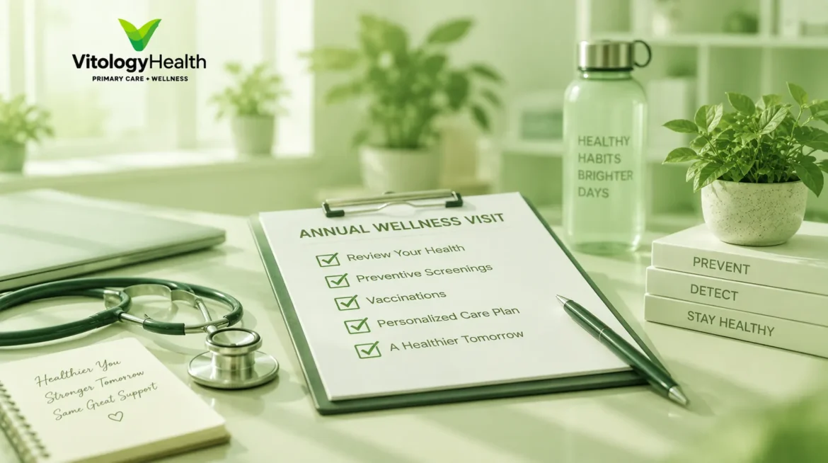 Annual wellness visit checklist and preventive care in Colleyville TX